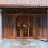 Phối cảnh 3D mẫu nhà thờ họ 3 gian 2 mái gỗ Lim Nam Phi tại Bỉm Sơn Thanh Hóa