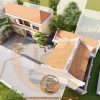 Phối cảnh 3D mẫu nhà thờ họ kết hợp nhà ở gia đình tại Từ Sơn
