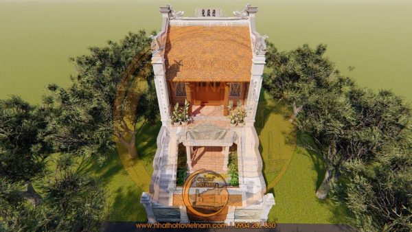 Đặc điểm kiến trúc nhà thờ họ 2 tầng 2 mái có cuốn đá tại huyện Vĩnh Linh, Quảng Trị 1