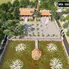 Dự án thiết kế quần thể đình Sen 5 gian 4 mái 400m2 tại Hoa Lư Ninh Bình 1