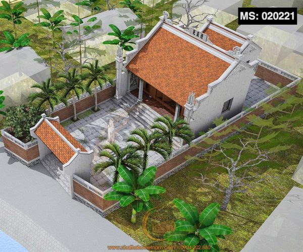 Dự án nhà thờ họ 3 gian 2 mái có hậu cung tại thị xã Tân Châu, An Giang