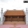 Mẫu nhà thờ họ 3 gian 2 mái 65m2 tại Thanh Miện - Hải Dương