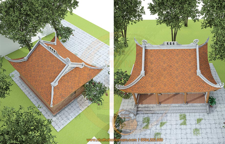 Dự án nhà thờ họ 3 gian 4 mái tại huyện Đồng Văn, Hà Giang 1