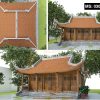 Dự án nhà thờ họ 3 gian 4 mái tại huyện Đồng Văn, Hà Giang