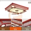 Đèn ốp trần hình chữ nhật (DG09): Sự kết hợp hoàn hảo giữa thẩm mỹ và phong thủy