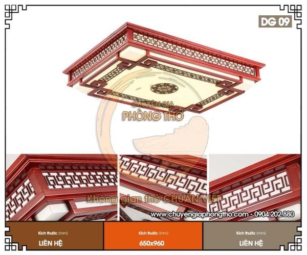 Đèn ốp trần hình chữ nhật (DG09): Sự kết hợp hoàn hảo giữa thẩm mỹ và phong thủy