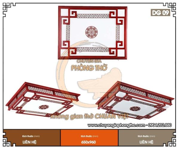 Đèn ốp trần hình chữ nhật (DG09): Sự kết hợp hoàn hảo giữa thẩm mỹ và phong thủy