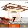 Đèn gỗ hình chữ nhật DG04