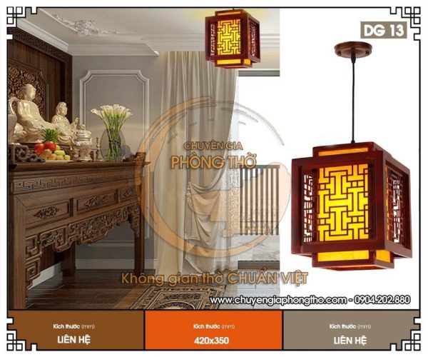 Đèn thả trần phòng thờ (DG13)