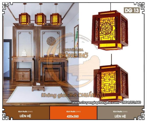 Đèn thả trần phòng thờ (DG13)