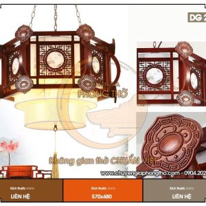 Đèn thả phòng thờ phong cách truyền thống DG27