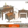 Bàn thờ đứng hiện đại BTD11