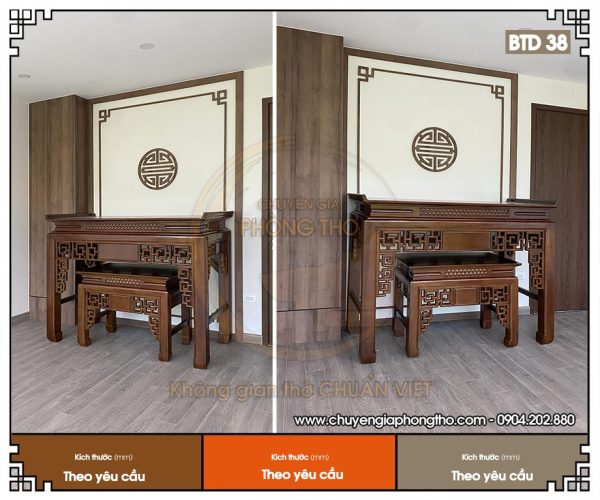 Bàn thờ móc mỏ hiện đại BTD38