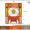Bàn thờ ngũ phúc BTD63