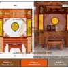 Bàn thờ ngũ phúc BTD63