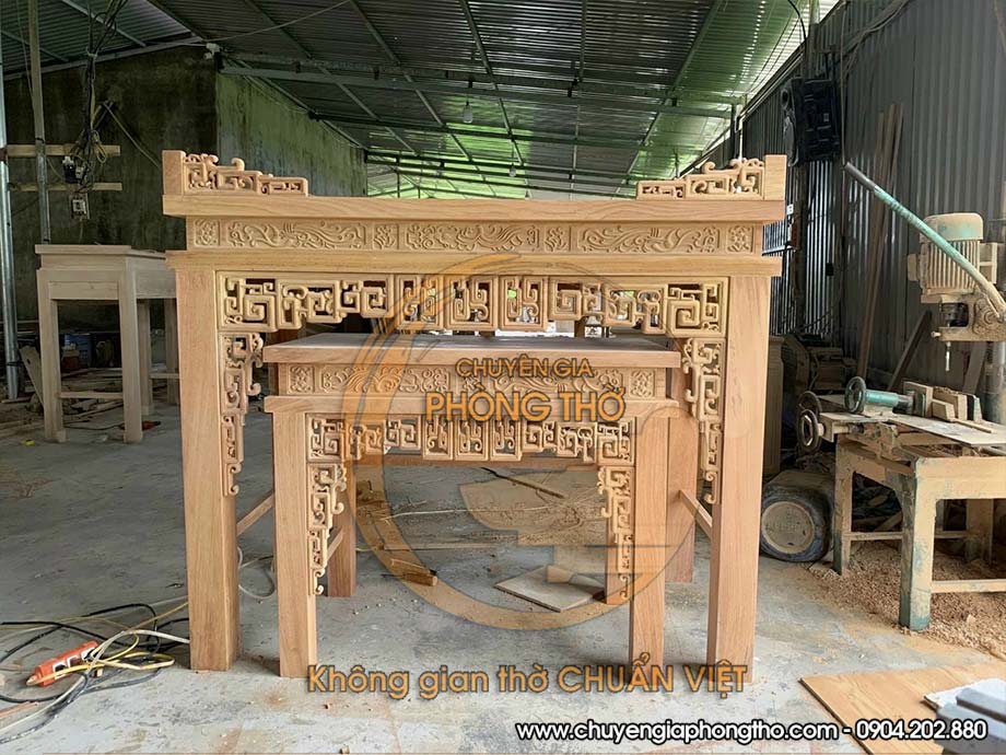 Bàn thờ Phật quan âm BTD40 Bàn thờ Phật quan âm BTD40