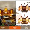 Đèn chùm DG22 trang trí phòng thờ cho nhà thờ họ