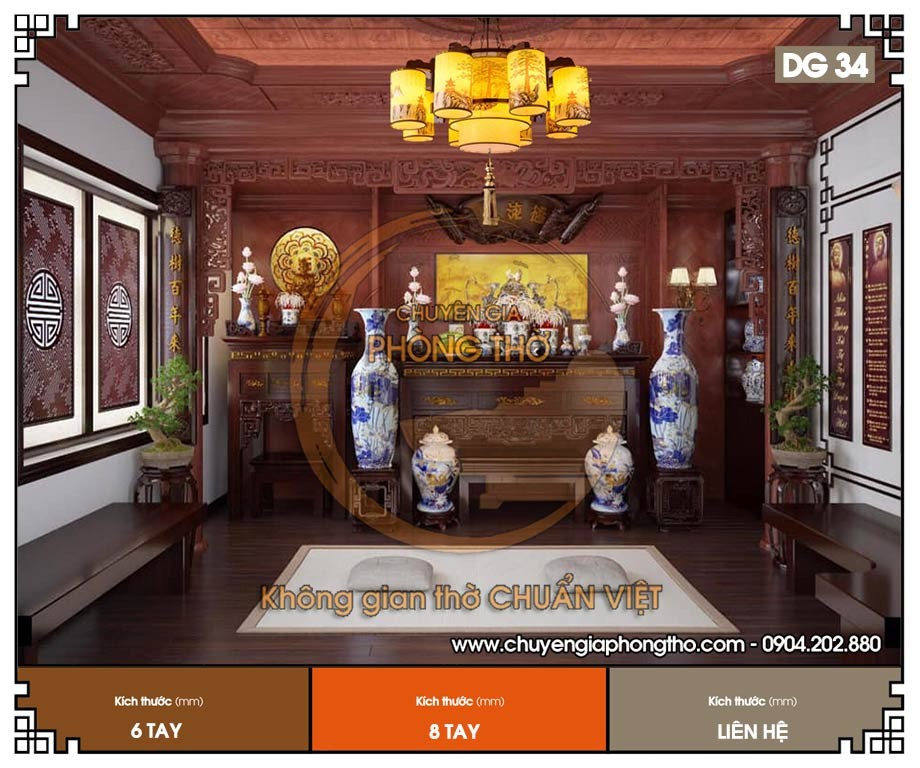 Đèn chùm nhà gỗ DG34 Đèn chùm nhà gỗ DG34