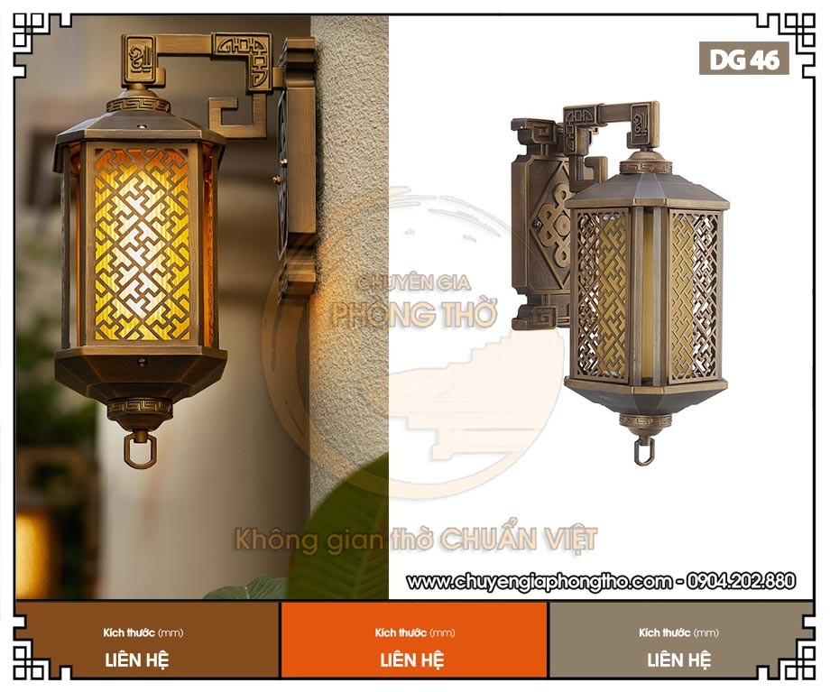 Đèn gắn tường nhà thờ họ DG46 Đèn gắn tường nhà thờ họ DG46