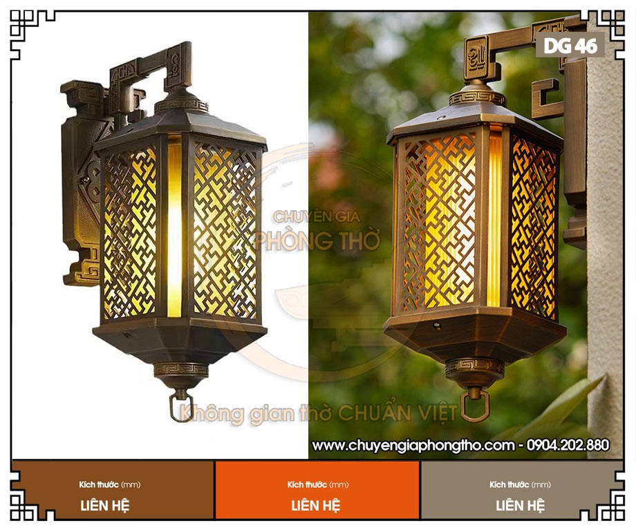 Đèn gắn tường nhà thờ họ DG46 Đèn gắn tường nhà thờ họ DG46
