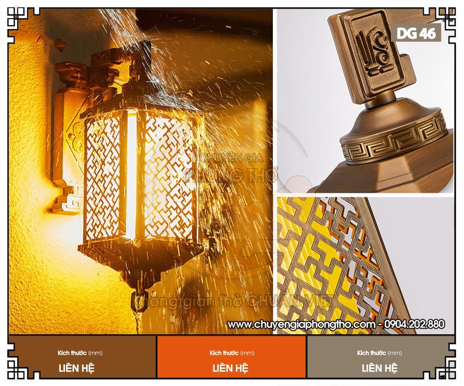Đèn gắn tường nhà thờ họ DG46