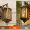 Đèn gắn tường nhà thờ họ DG46