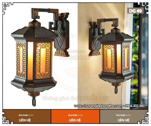 Đèn gắn tường phòng thờ DG49