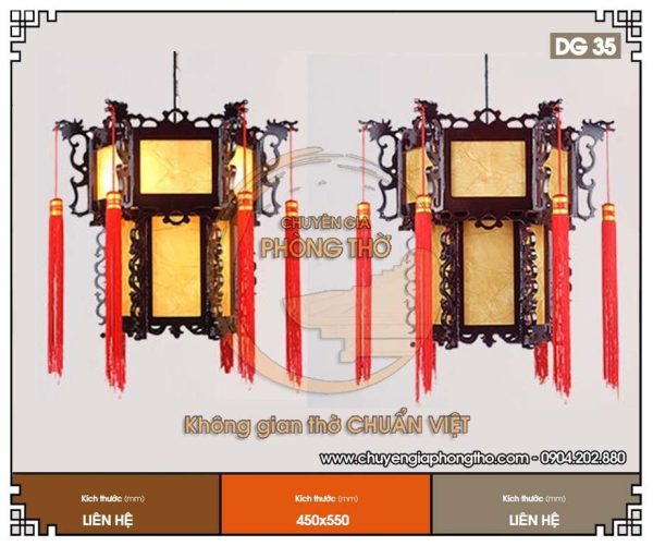 Đèn lồng lục giác DG35