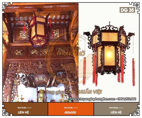Đèn lồng lục giác DG35