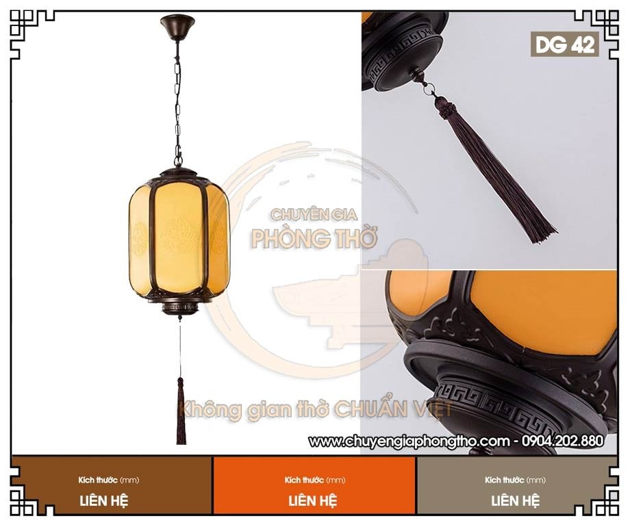 Đèn thả hiên nhà thờ họ DG42 Đèn thả hiên nhà thờ họ DG42