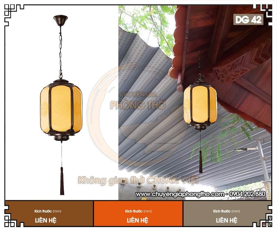 Đèn thả hiên nhà thờ họ DG42 Đèn thả hiên nhà thờ họ DG42