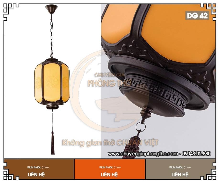 Đèn thả hiên nhà thờ họ DG42