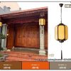 Đèn thả hiên nhà thờ họ DG42