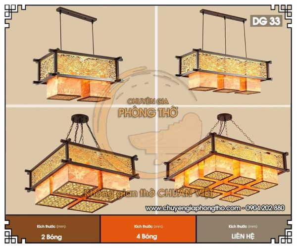 Đèn thả phòng thờ DG33