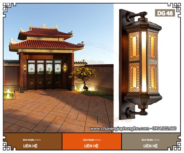 Đèn treo tường nhà thờ họ DG48