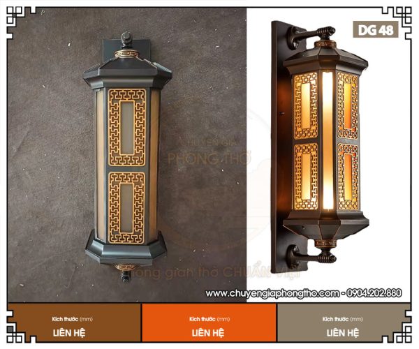 Đèn treo tường nhà thờ họ DG48