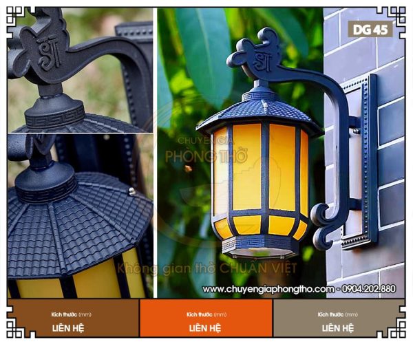 Đèn tường nhà thờ họ nhà gỗ DG45