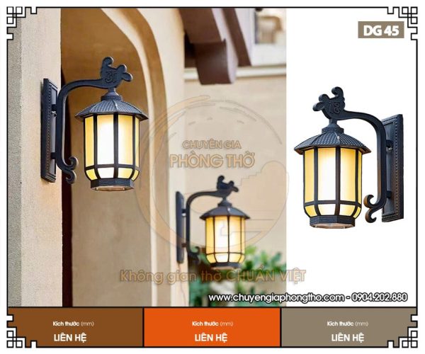 Đèn tường nhà thờ họ nhà gỗ DG45