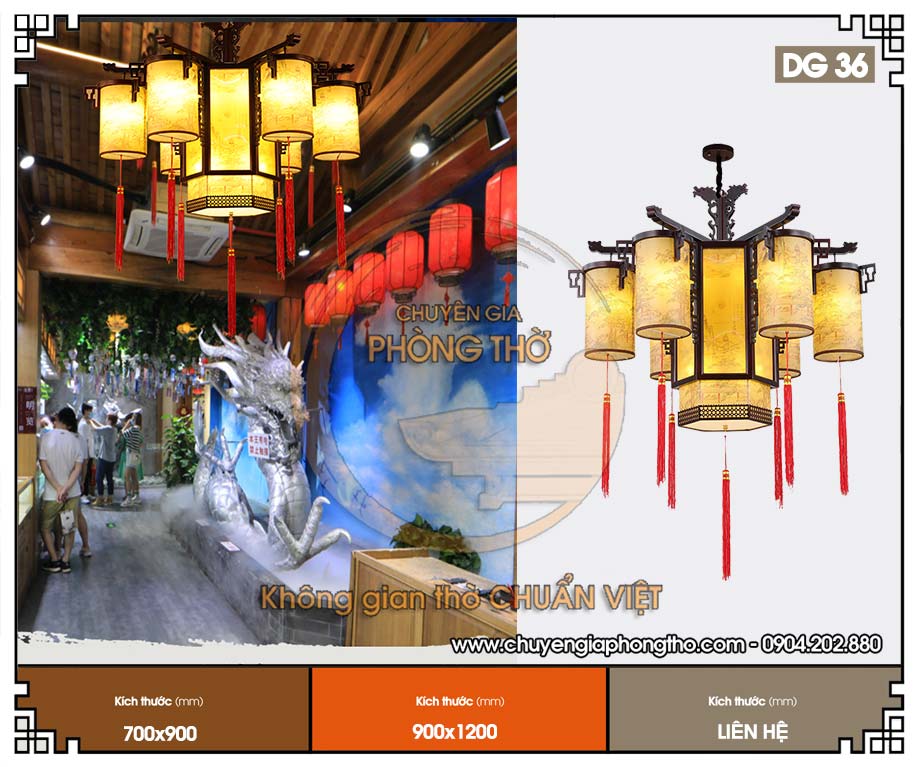 Đèn lồng trang trí nhà thờ họ DG36