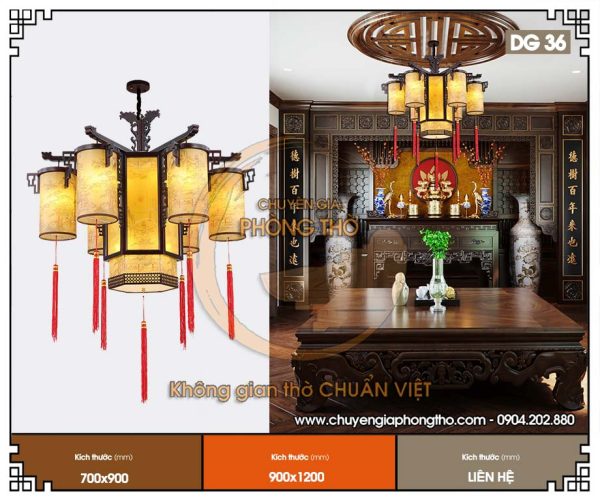 Đèn lồng trang trí nhà thờ họ DG36