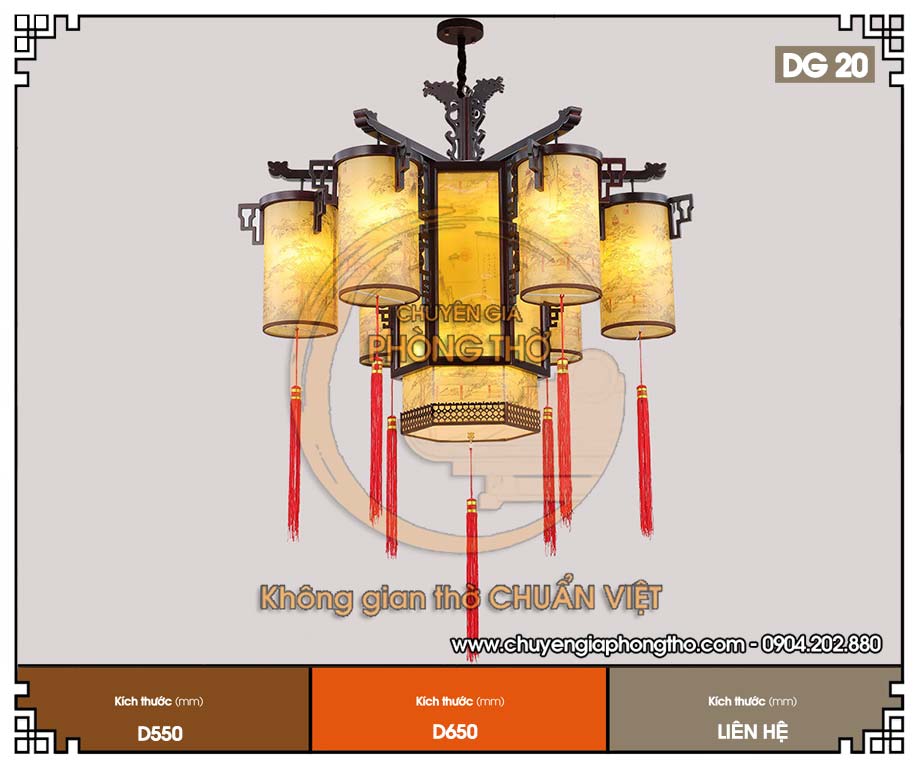 Đèn lồng trang trí nhà thờ họ DG36