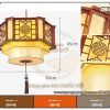 Mẫu đèn thả trần chữ thọ DG40