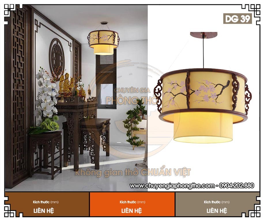 Mẫu đèn thả trần nhà thờ họ DG39 Mẫu đèn thả trần nhà thờ họ DG39