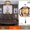 Mẫu đèn thả trang trí phòng thờ DG38