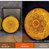 Tranh trúc chỉ mandala chữ Vạn