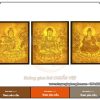 Tranh trúc chỉ tam thế Phật