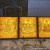 Tranh trúc chỉ tam thế Phật