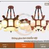Đèn chùm hiện đại cho phòng thờ DG56