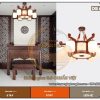 Đèn chùm phòng thờ cho biệt thự DG60
