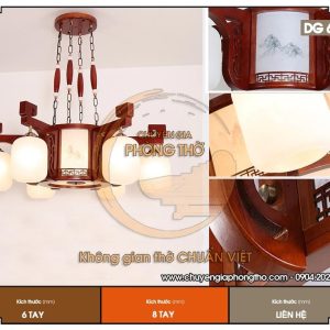 Đèn chùm phòng thờ cho biệt thự DG60